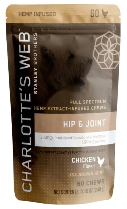 Charlotte's Web hip and joint chews for dogs